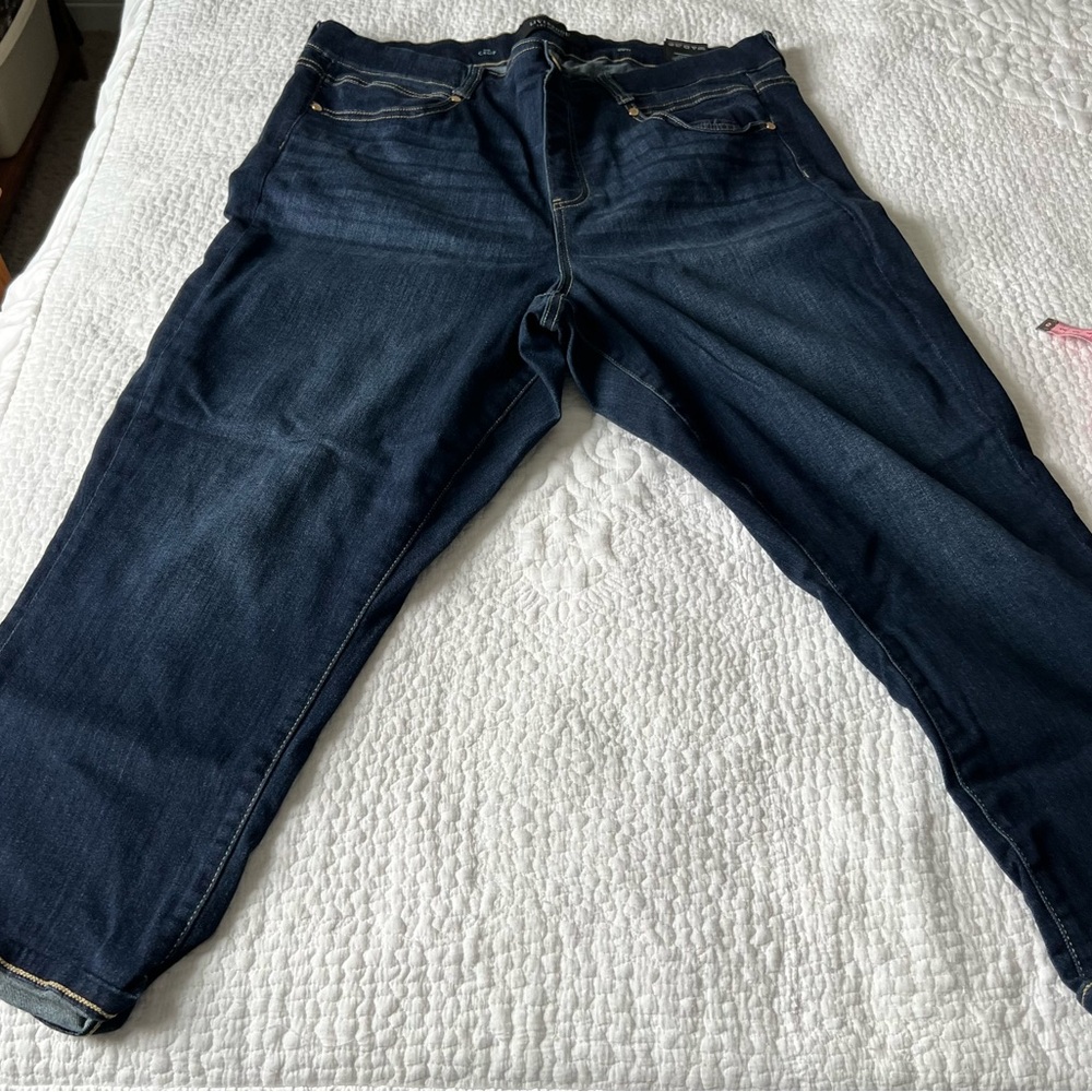 Liverpool Dark Blue Denim Jeggings - Picture 5 of 5